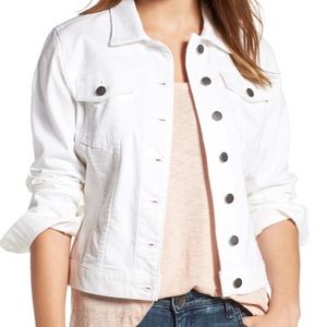 White denim jacket